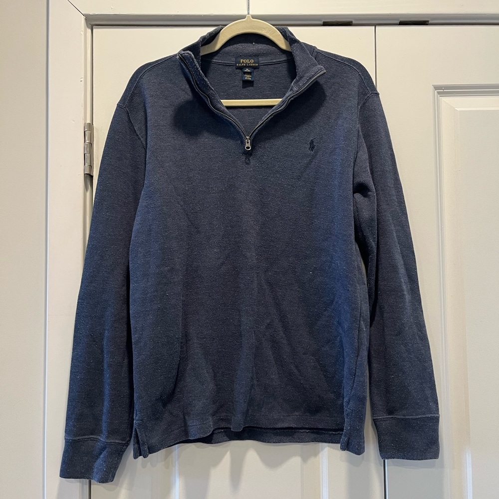 Polo by Ralph Lauren Navy Half-Zip Pullover